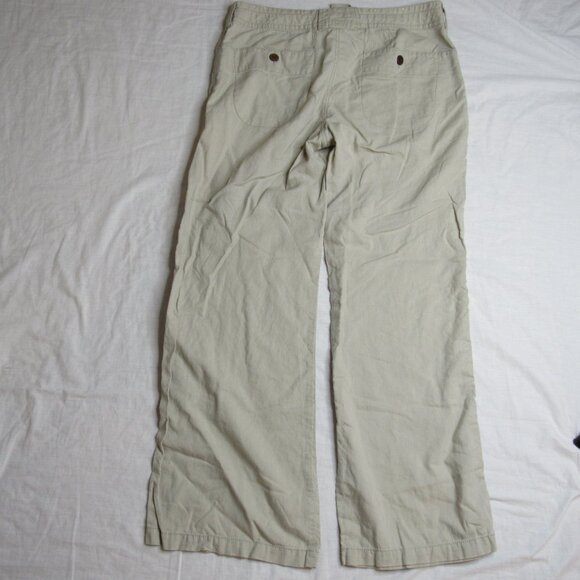 Patagonia Beige Island Hemp Pants 30" Women's 12 - Picture 7 of 8